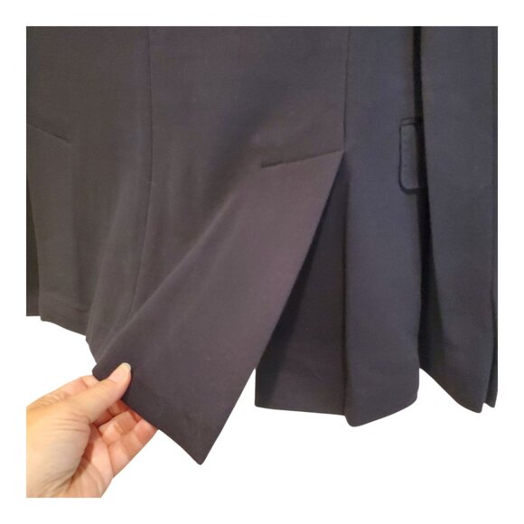 POLO RALPH LAUREN SZ 40R Classic Preppy Cotton Woven Jacket Blazer in Navy Blue - Picture 5 of 12